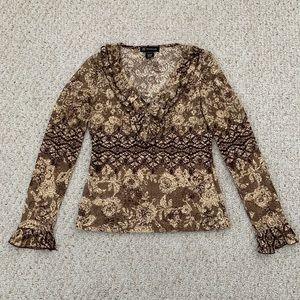 INC lace top, size small